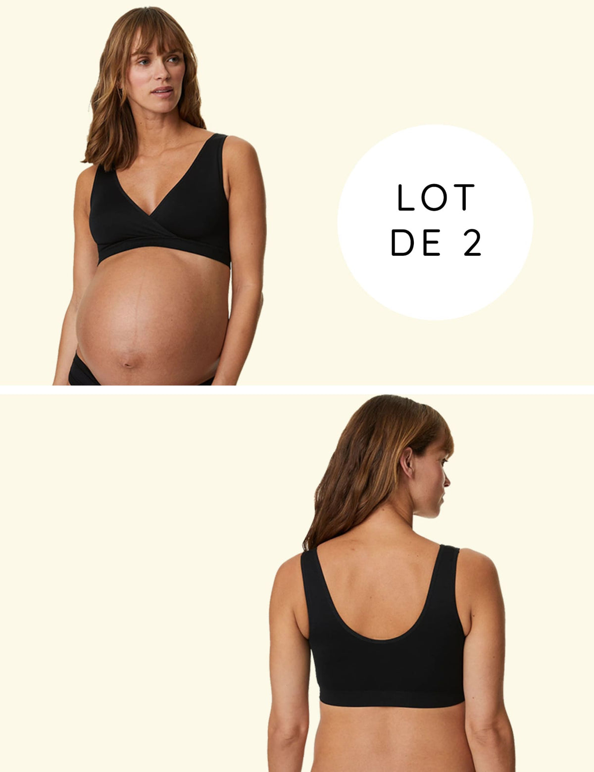 Lot de 2 - Bralette